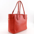 Loewe Heritage Leather Red Tote — view 3