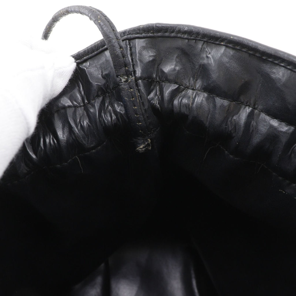 Dior Drawstring Vintage Calf Black Shoulder — view 8