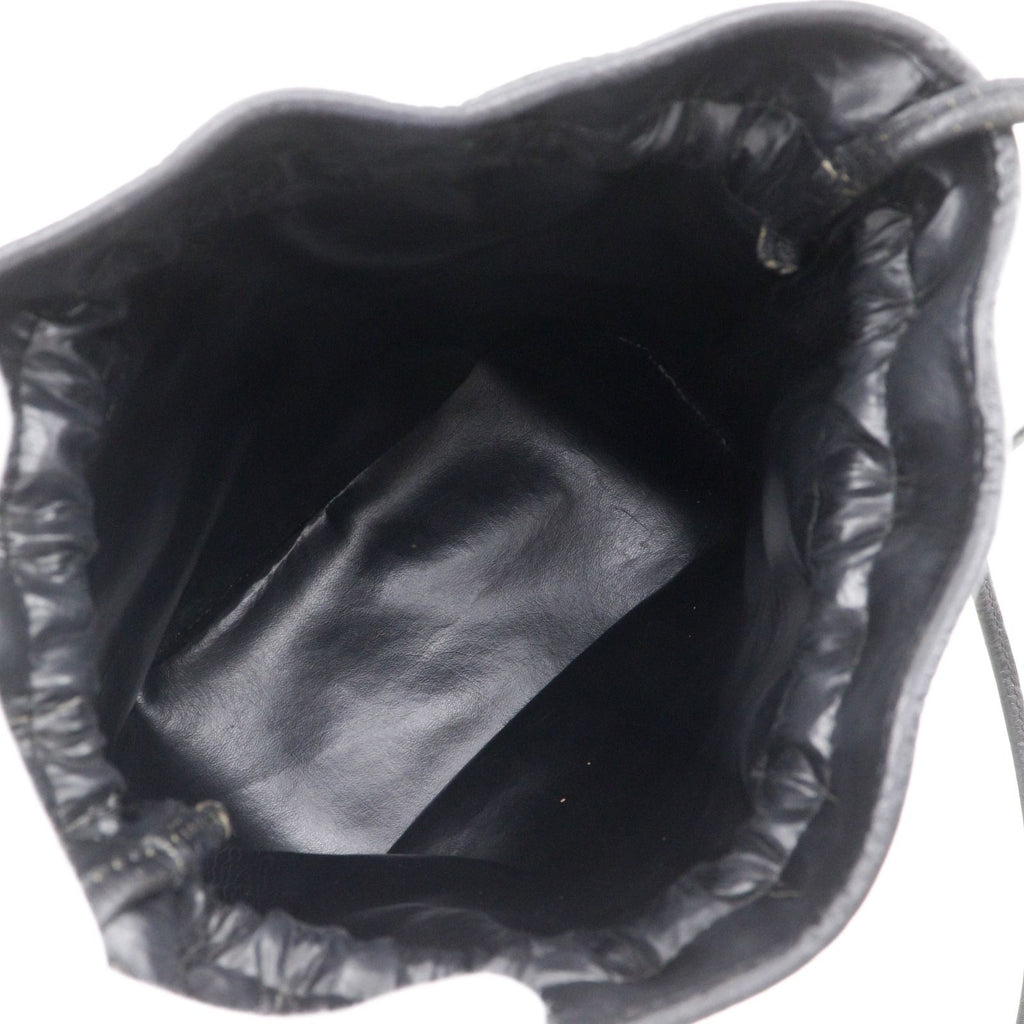 Dior Drawstring Vintage Calf Black Shoulder — view 5