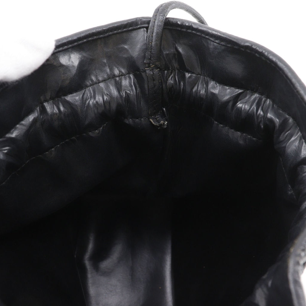 Dior Drawstring Vintage Calf Black Shoulder — view 7