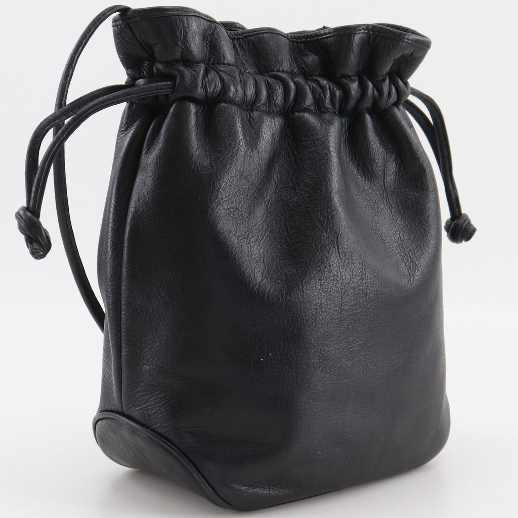 Dior Drawstring Vintage Calf Black Shoulder — view 3