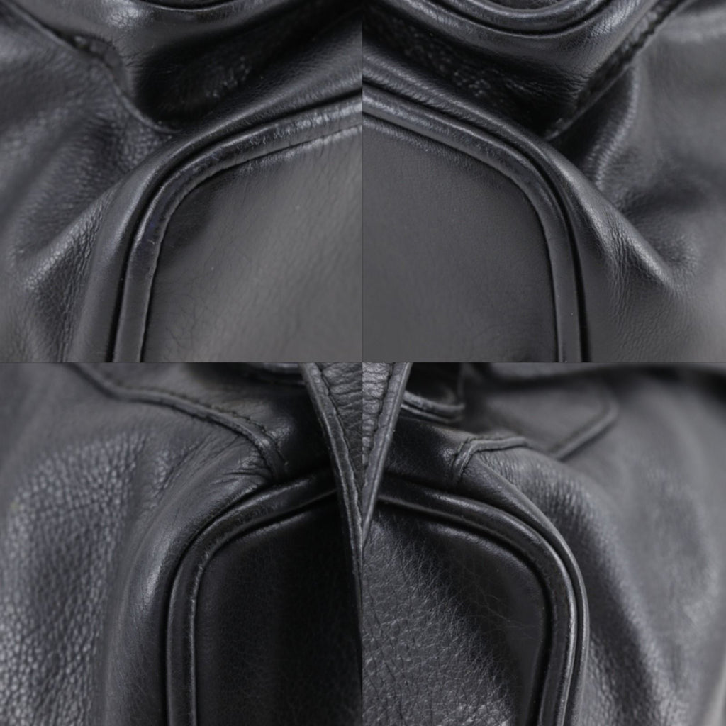 Gucci Bamboo Vintage Calf Black Backpack — view 4
