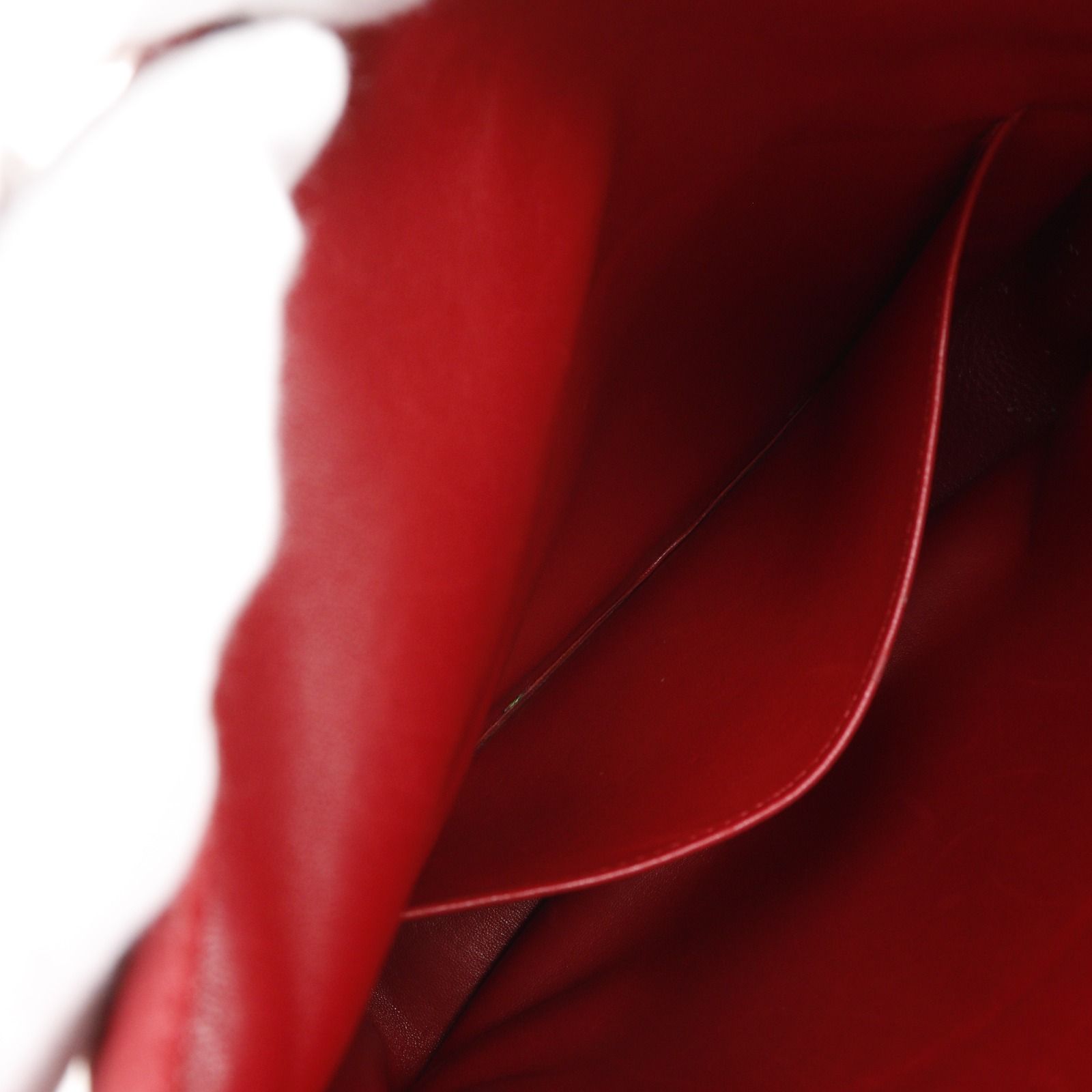 Hermes Evelyne Vibrato Rouge Red Gold Shoulder — view 6