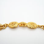 Chanel Necklace Vintage CC Logo Gold Plated — view 4