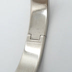 Hermes Bangle Clic Clac PM Metal Silver Black Bracelet — view 5
