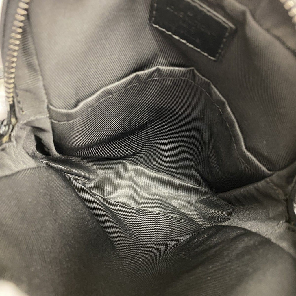 Louis Vuitton Shoulder Bag Monogram Shadow Danube PM Black — view 4
