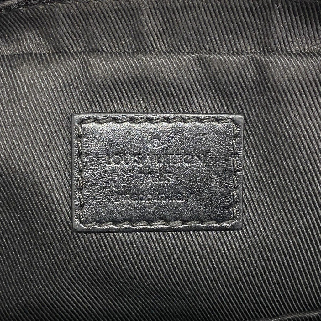 Louis Vuitton Shoulder Bag Monogram Shadow Danube PM Black — view 5