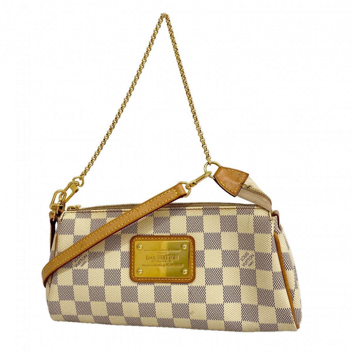 Louis Vuitton Handbag Damier Azur White 2-Way