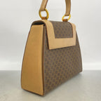 Celine Handbag Macadam Brown Gold 2-Way — view 2