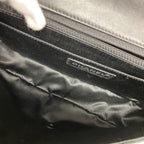 Chanel Shoulder Bag Nylon Black Silver — view 4