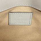 Gucci Shoulder Bag GG Marmont Leather Gray Gold — view 5