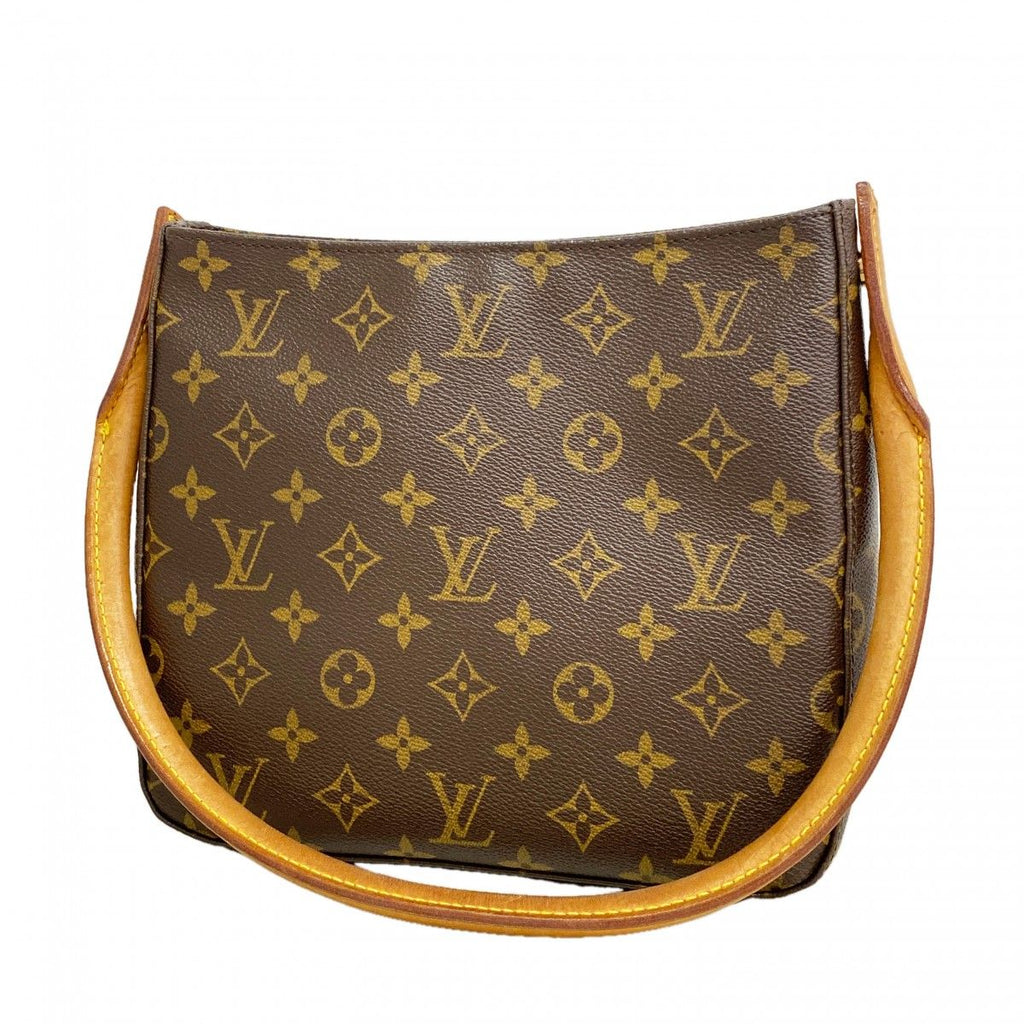 Louis Vuitton Shoulder Bag Monogram Looping MM Brown