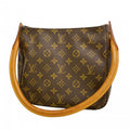 Louis Vuitton Shoulder Bag Monogram Looping MM Brown