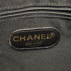 Chanel Shoulder Bag Triple Coco Caviar Leather Black Gold — view 5