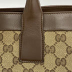 Gucci Tote GG Canvas 002 Brown Gold — view 8