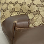 Gucci Tote GG Canvas 002 Brown Gold — view 6
