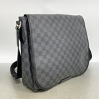 Louis Vuitton Shoulder Bag Damier Graphite MM Black — view 2