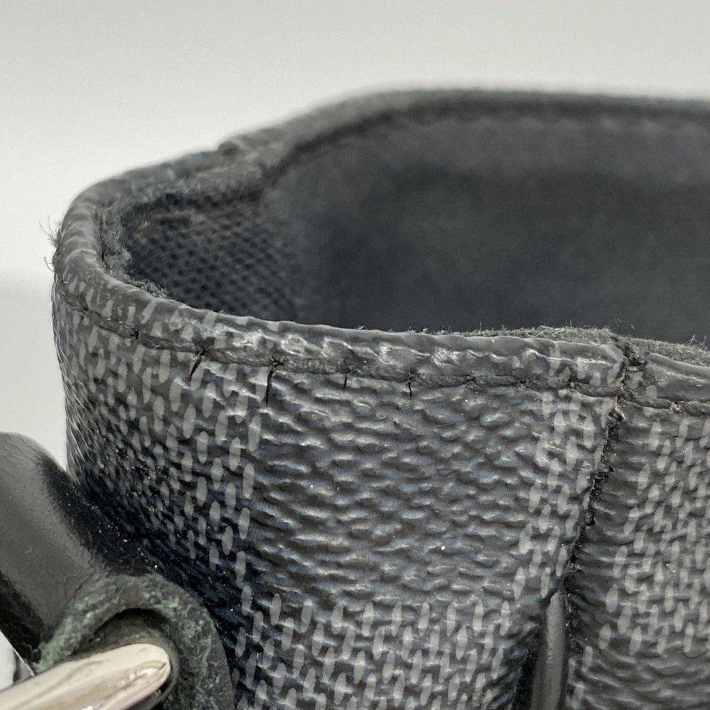 Louis Vuitton Shoulder Bag Damier Graphite MM Black — view 8