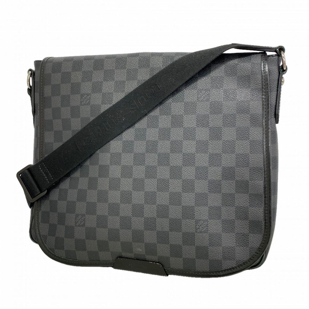 Louis Vuitton Shoulder Bag Damier Graphite MM Black
