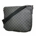 Louis Vuitton Shoulder Bag Damier Graphite MM Black
