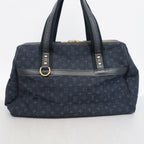 Louis Vuitton Handbag Monogram Mini Josephine GM Blue — view 8