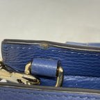 Gucci Handbag Leather Blue Gold 2-Way — view 7