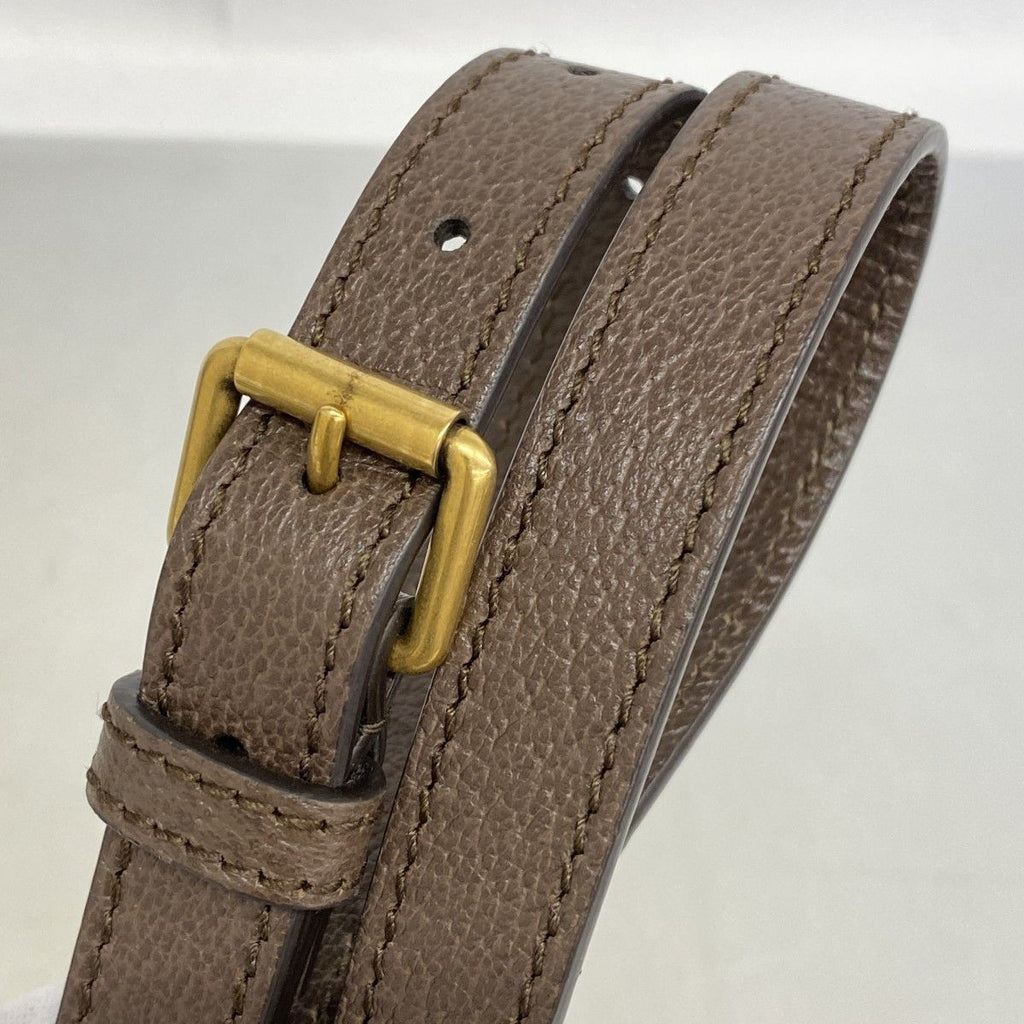 Gucci Shoulder Bag Ophidia Brown Gold — view 8