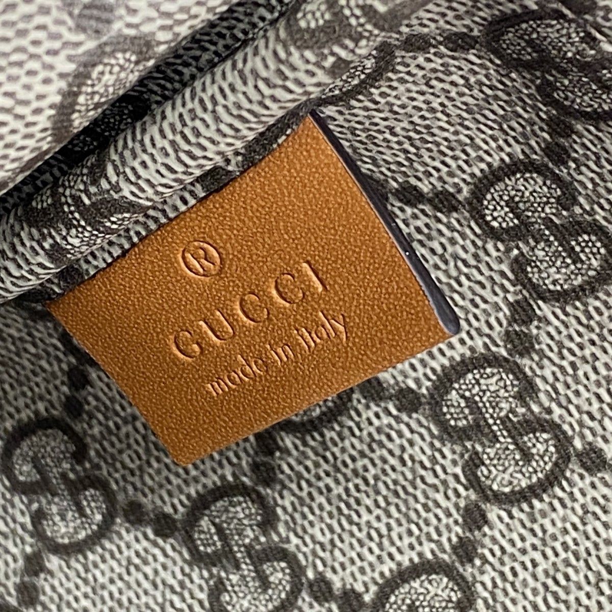 Gucci Clutch Canvas Ivory Silver — view 5