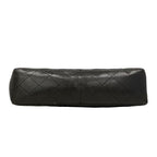 Chanel Shoulder Bag Quilted Lambskin Black Gold — view 3