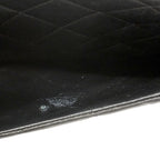 Chanel Shoulder Bag Quilted Lambskin Black Gold — view 8
