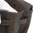 Hermes Handbag Birkin 35 Ardennes Ebene Gold — view 8