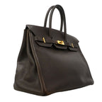 Hermes Handbag Birkin 35 Ardennes Ebene Gold — view 2