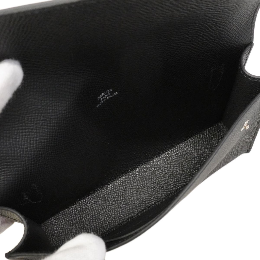 Hermes Shoulder Bag Tougo Veau Epsom Black Silver — view 4