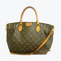 Louis Vuitton Handbag Monogram MM Brown 2-Way