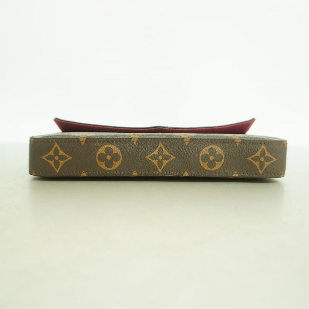 Louis Vuitton Shoulder Wallet Monogram Pochette Fuchsia — view 3