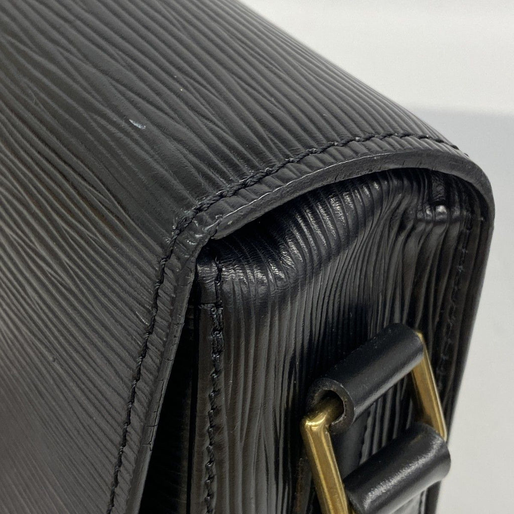 Louis Vuitton Shoulder Bag Epi Saint Cloud Noir — view 7