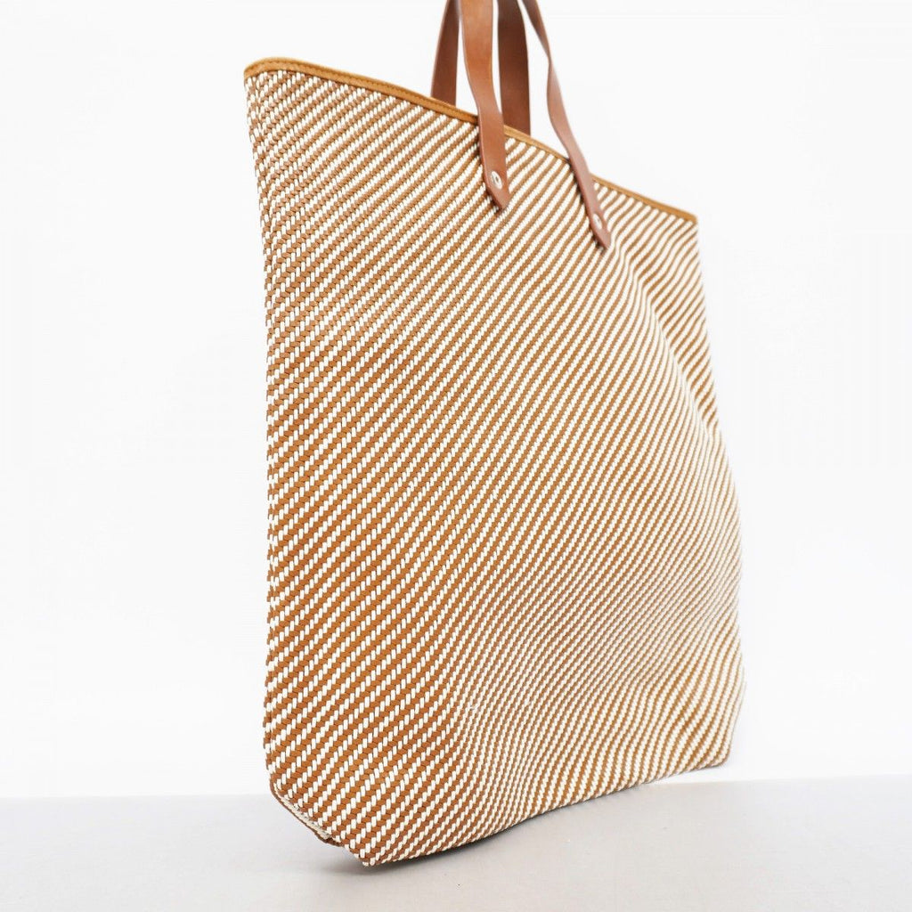 Hermes Tote di PM Leather Brown Silver — view 2