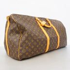 Louis Vuitton Boston Bag Monogram Keepall Bandouliere 60 Brown — view 2