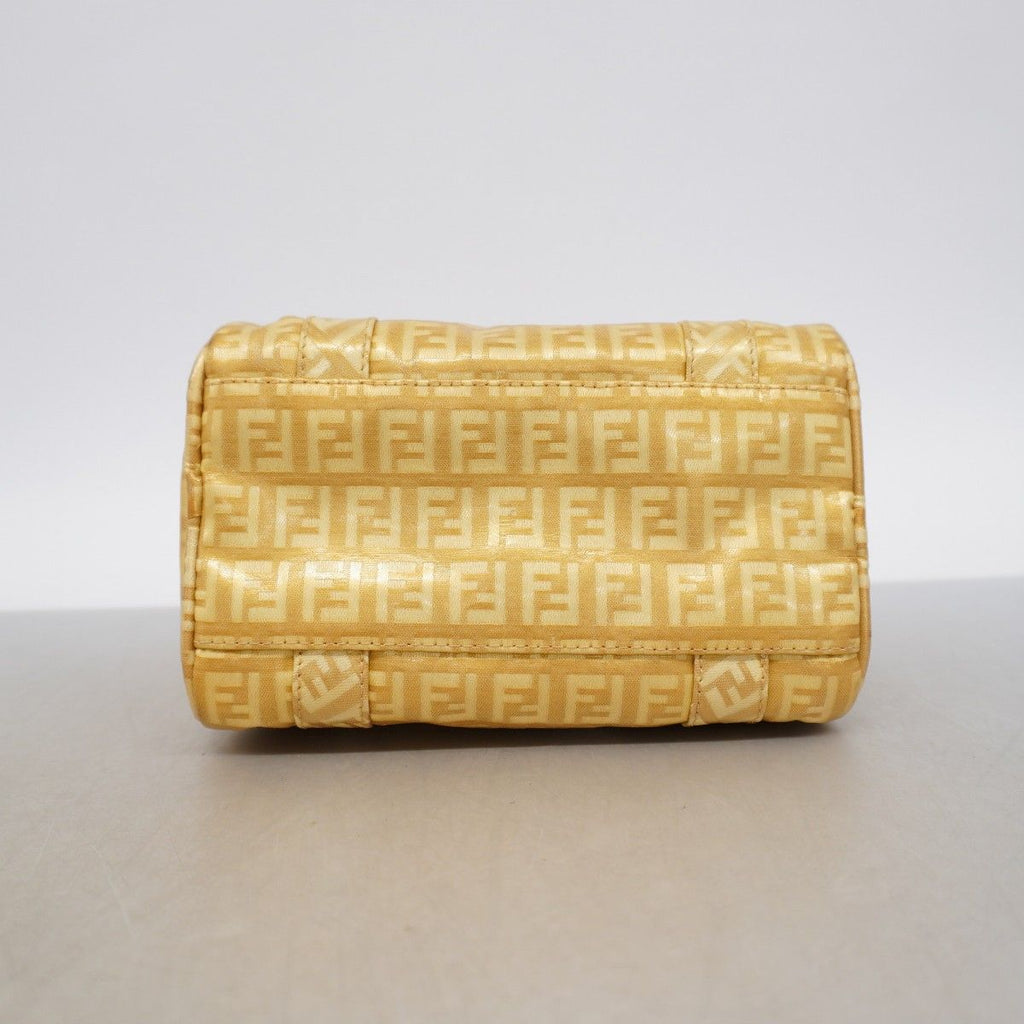 Fendi Handbag Coatingcanvas Yellow Gold — view 3