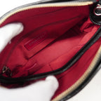 Chanel Shoulder Bag Tweed Beige Black Gold Silver — view 4