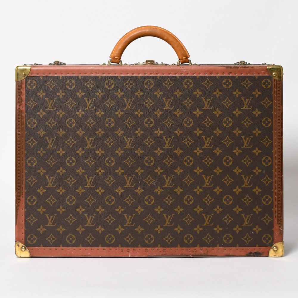 Louis Vuitton Alzer 55 Trunk Case Hard Monogram Leather