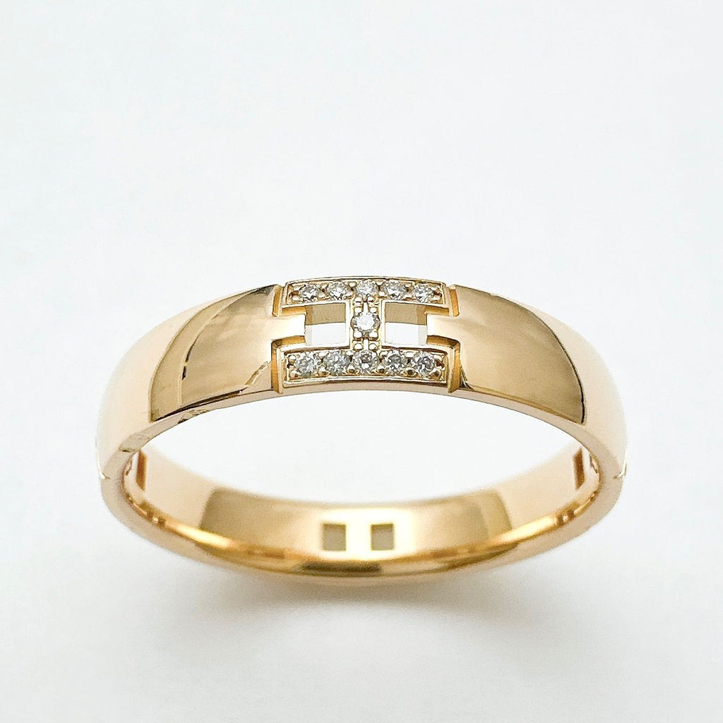 Hermes Ever Herakles Diamond Pink Gold Ring — view 3