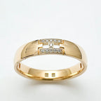 Hermes Ever Herakles Diamond Pink Gold Ring — view 3