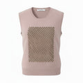 Dior Bijou Knit Top Pink Cashmere Sweater