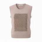 Dior Bijou Knit Top Pink Cashmere Sweater