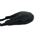 Bottega Veneta Intretchart Leather Shoulder Bag Tote Black — view 5