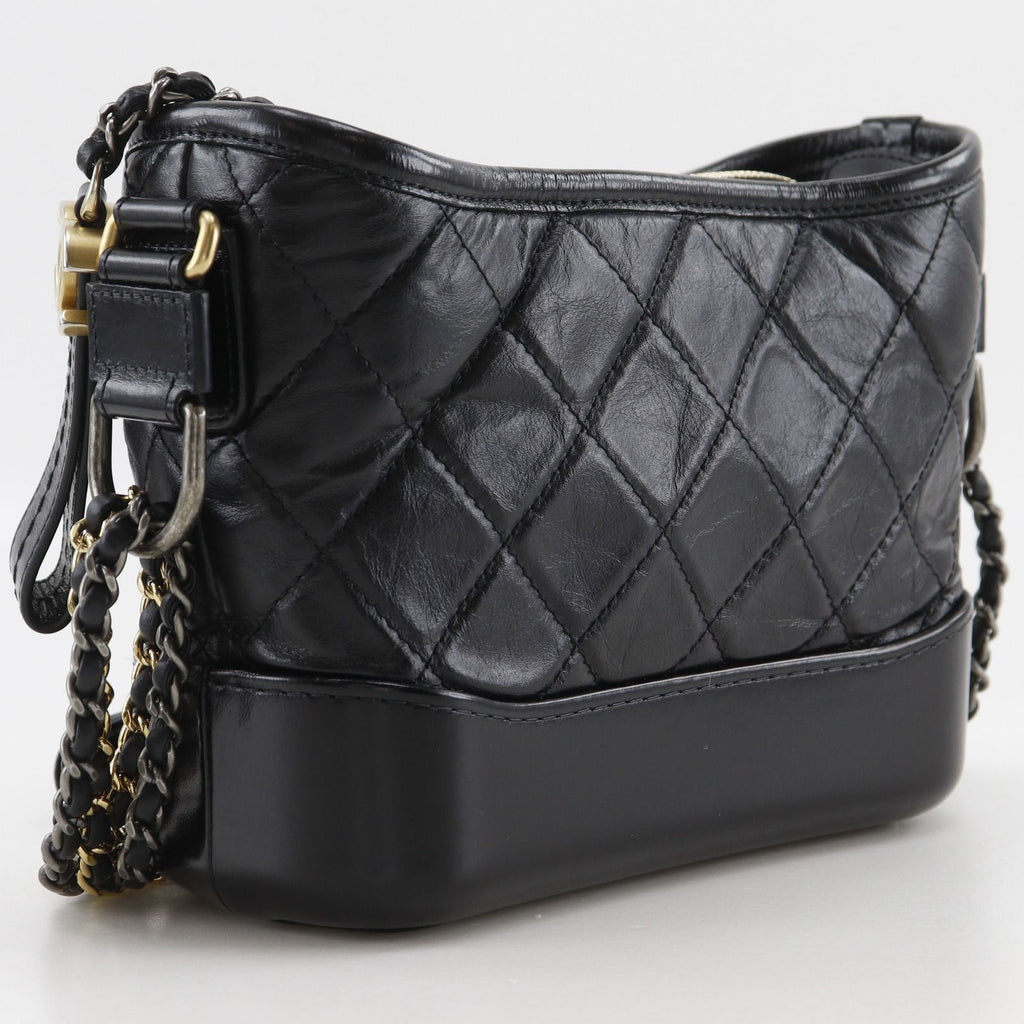 Chanel Gabriel Hobo Small Chain Shoulder Calf Black — view 3