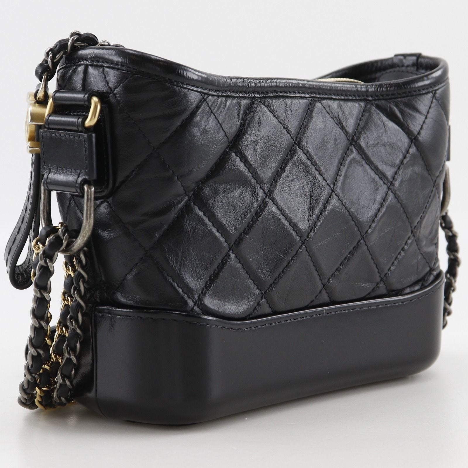 Chanel Gabriel Hobo Small Chain Shoulder Calf Black — view 3