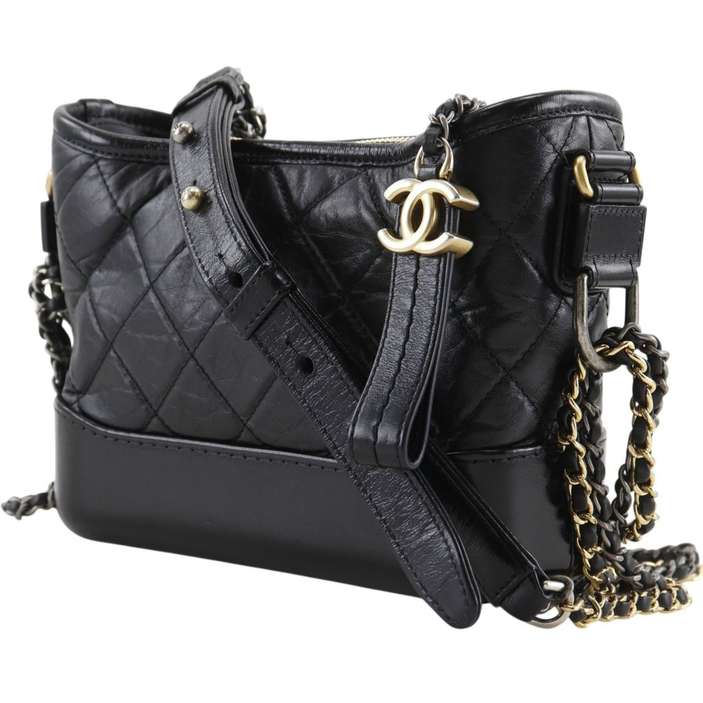 Chanel Gabriel Hobo Small Chain Shoulder Calf Black — view 2