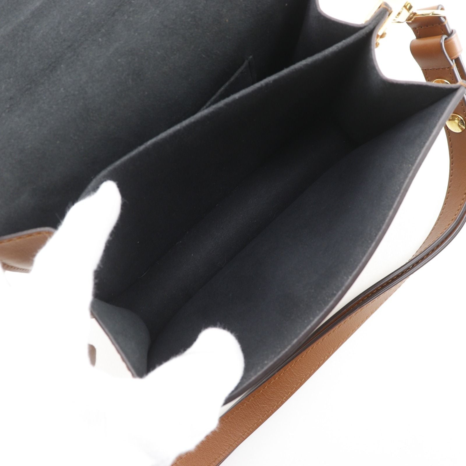 Louis Vuitton Dauphine Mini Monogram Reverse Canvas Brown Shoulder — view 6